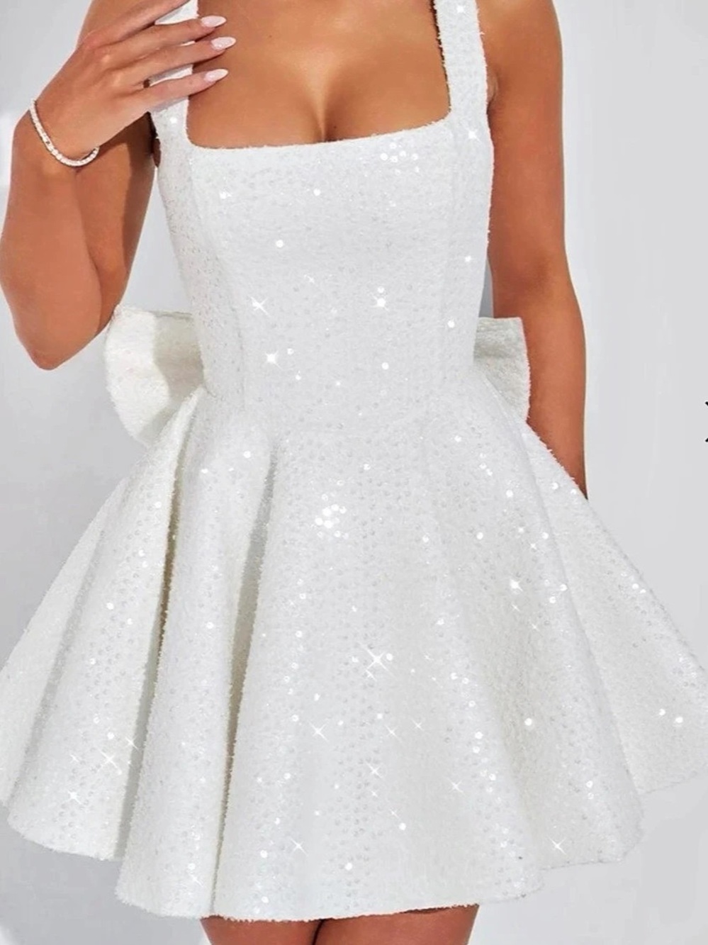 BABYBOO DOROTHY MINI DRESS - IVORY